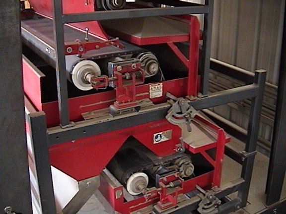 2 Units - Eriez Rare Earth Roll Magnetic Separators, Model Re-60-2, Double Roll With Mobile Operating Stand)
